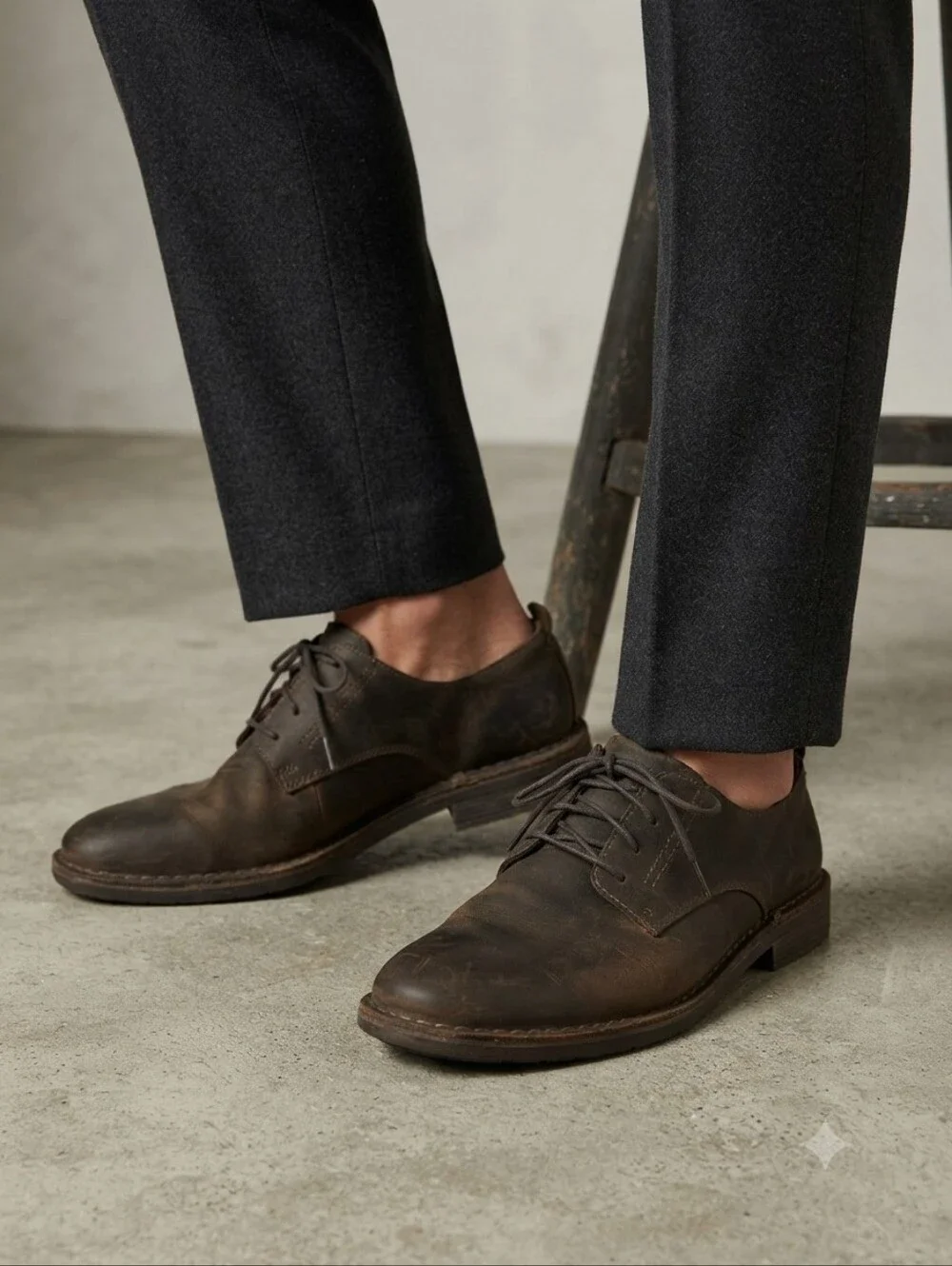 Clarks Leather Lace-Up Shoes